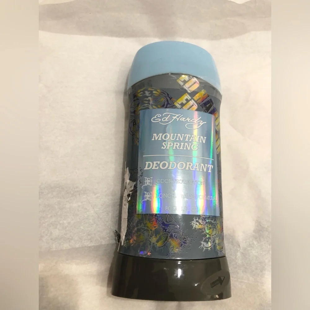 Ed Hardy mountain spring odor protection deodorant 2pack‎ new